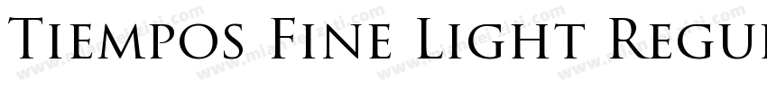 Tiempos Fine Light Regular字体转换